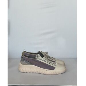 Cole Haan Zerogrand Earthlite Women Beige Purple Sustainable Knit Sneakers